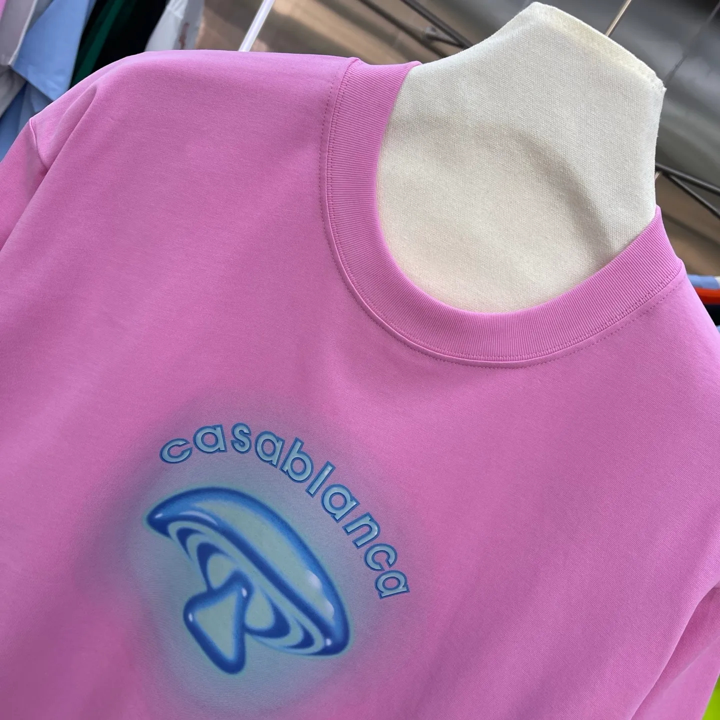 New Arrival Casablanca Classic Series T ～ ， ， 。 ， Classic ， In Stock ！ ：White Black Light Green Blue （5 ） Size：S M L XL XXL